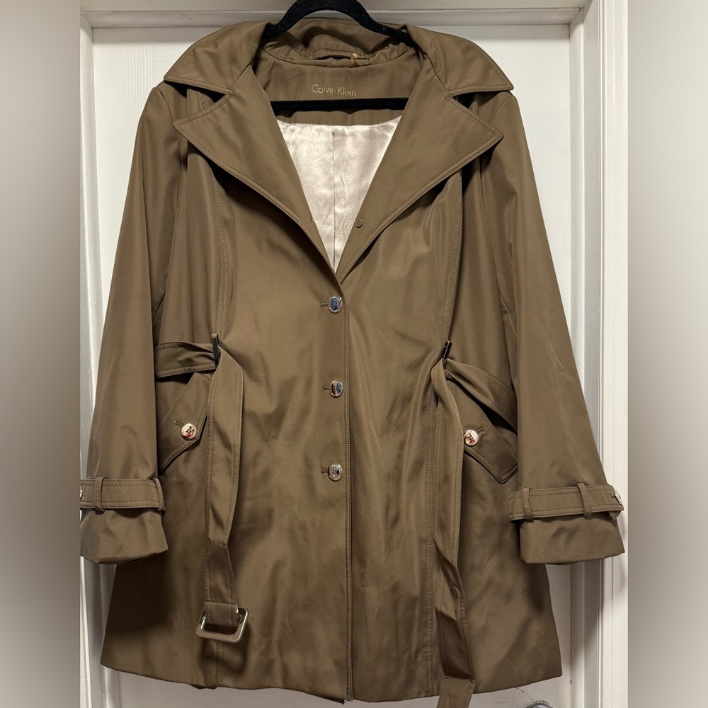 Calvin Klein Women's Brown Trench Coat